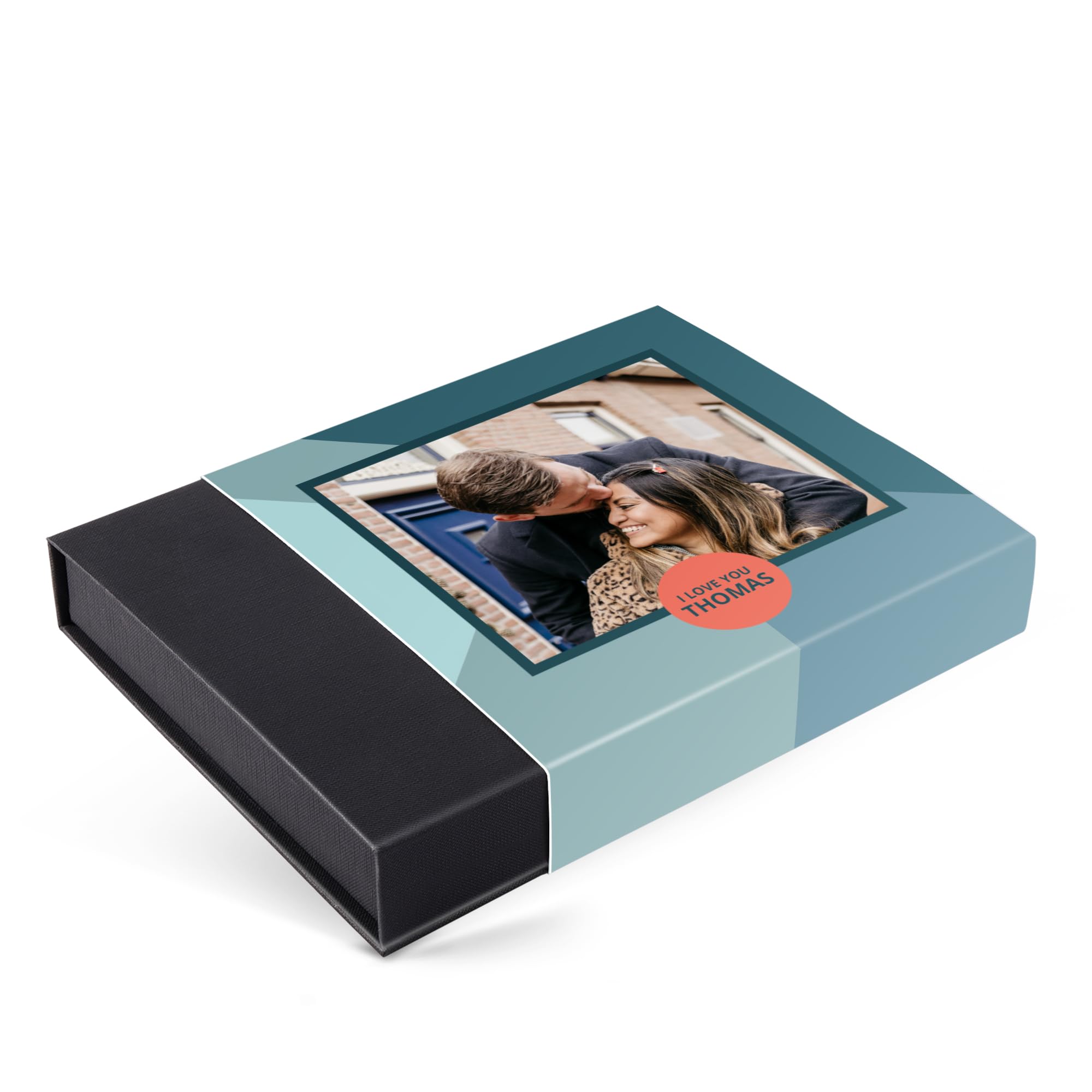 Personalisierte Luxe Bonbons Geschenkbox - Schokolade Bonbons mit Foto oder Text, 36 handgemachte Stücke, exotische und traditionelle Geschmäcker, gemacht aus hochwertiger Schokolade (36 Stück)