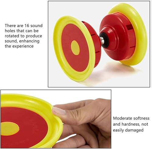 Miniatura 4 de Diábolo de yoyo chino con sonido de silbato, triple rodamientos Diábolo, juguetes de malabarismo de yoyos chinos, diábolo colorido con palos de