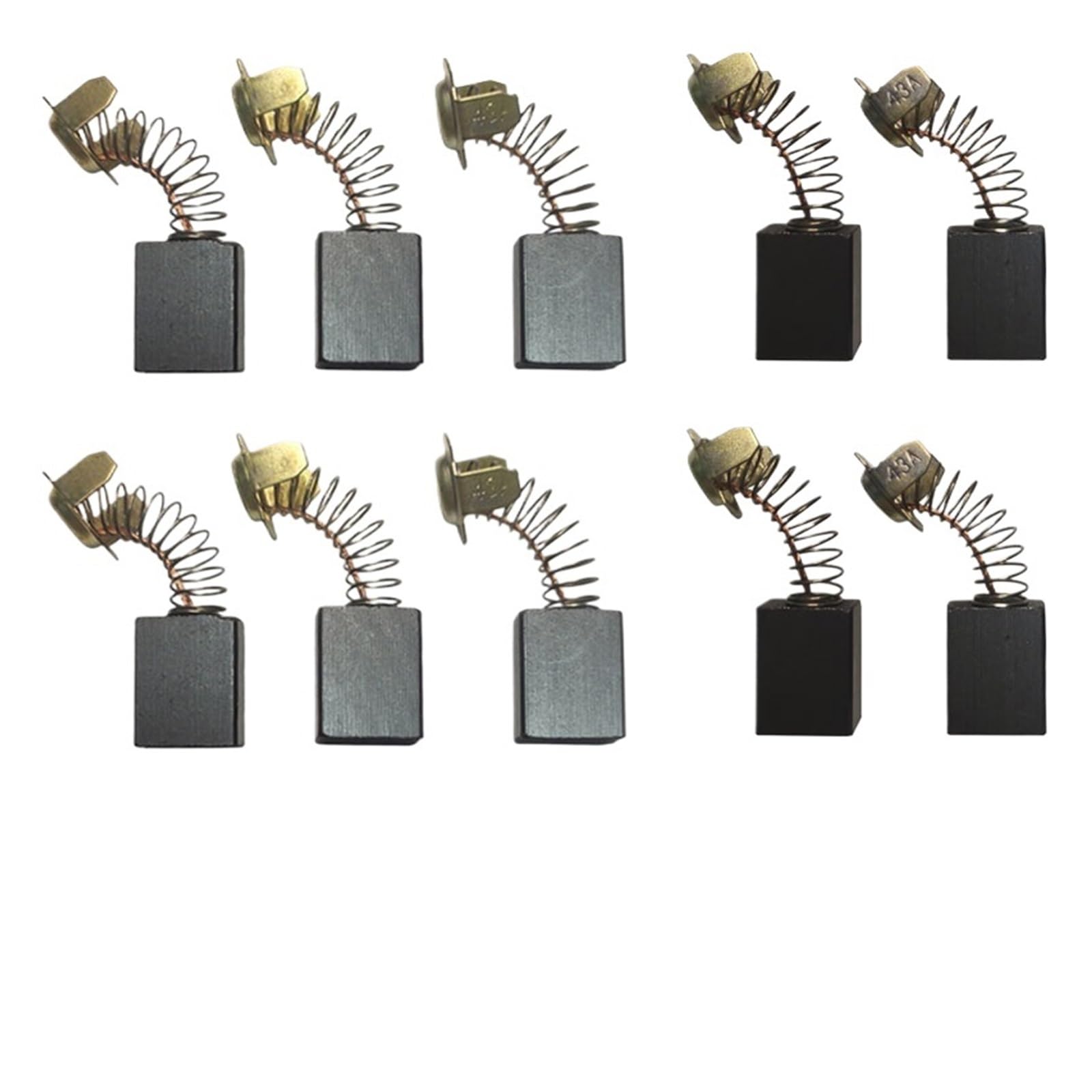 10 sztuk/partia 7 × 11 × 16 mm elektronarzędzie grafit miedź silnik szczotka węglowa części zamienne do silników elektrycznych wymiana szczotki grafitowej
