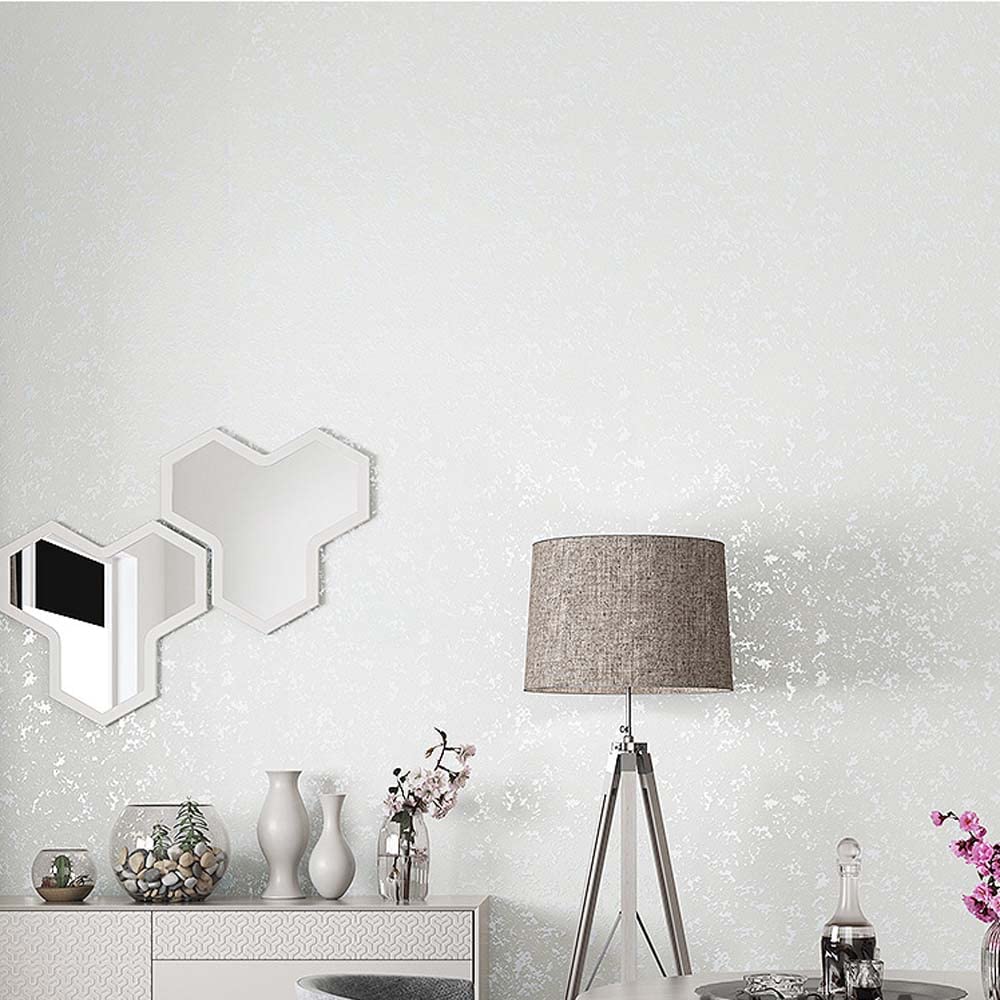 Papier peint 3D crème en relief 5,4x8,3m style scandinave moderne et minimaliste pour le salon