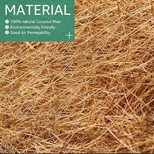 Cosyland 4Pcs 14 Inch Coco Liners For Hanging Basket Coconut Fiber Planter Inserts Replacement Liner For Garden Flower Pot #TOP4