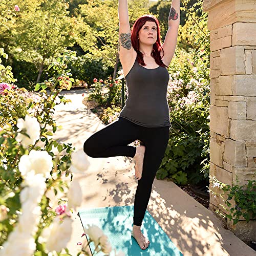 Image of Hugger Mugger Earth Elements 5 mm Yoga Mat - Grippy Texture, Reversible, Cushion, Non-toxic Biodegradeable Material, Lightweight