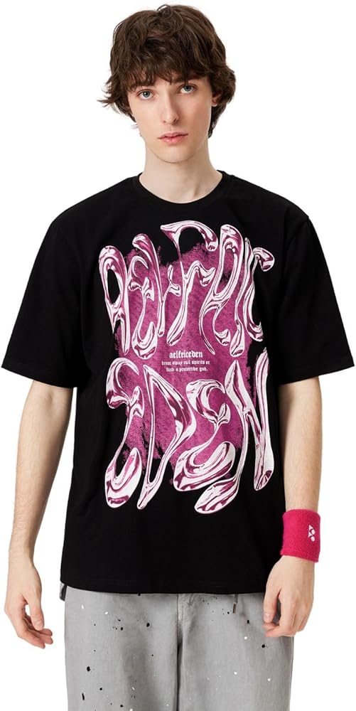 Aelfric Eden Metalic Graphic Tees Men Y2k Oversized T Shirts Women Aelfric Eden Metalic Graphic Tees Men Y2k Oversized T Shirts Women