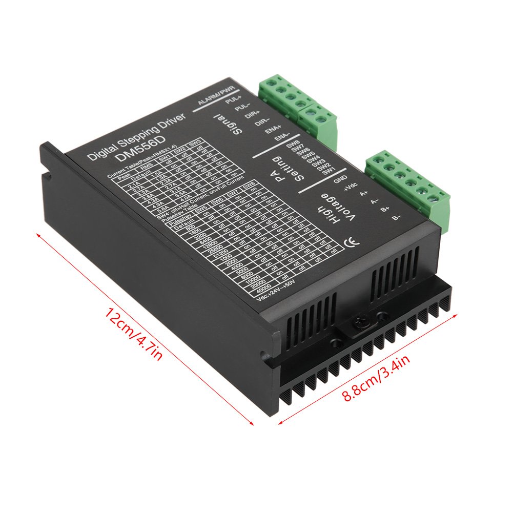 DM556D Controlador de Motor Paso a Paso Estabilidad Industrial 48V 8