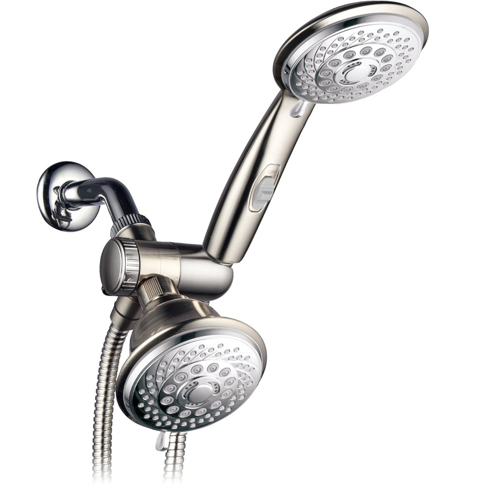 Douche à effet pluie 30 réglages HotelSpa 4391 chrome et nickel brossé