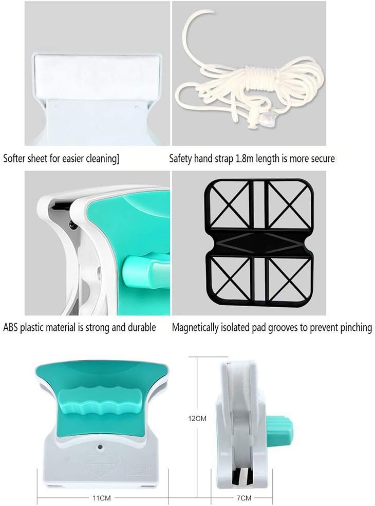 Double-sided Glass Cleaner Double-layer Hollow Cleaning Window Scraping Tool