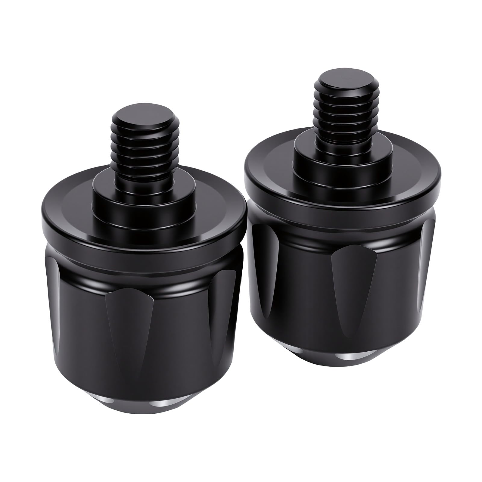 Tbest Tapones para Extremos de Manillar de Motocicleta, Tapas para Manillar Roscadas de Ajuste Al Ras con Equilibrio de Peso y Absorción de Vibraciones para F3 RT 2024-2026