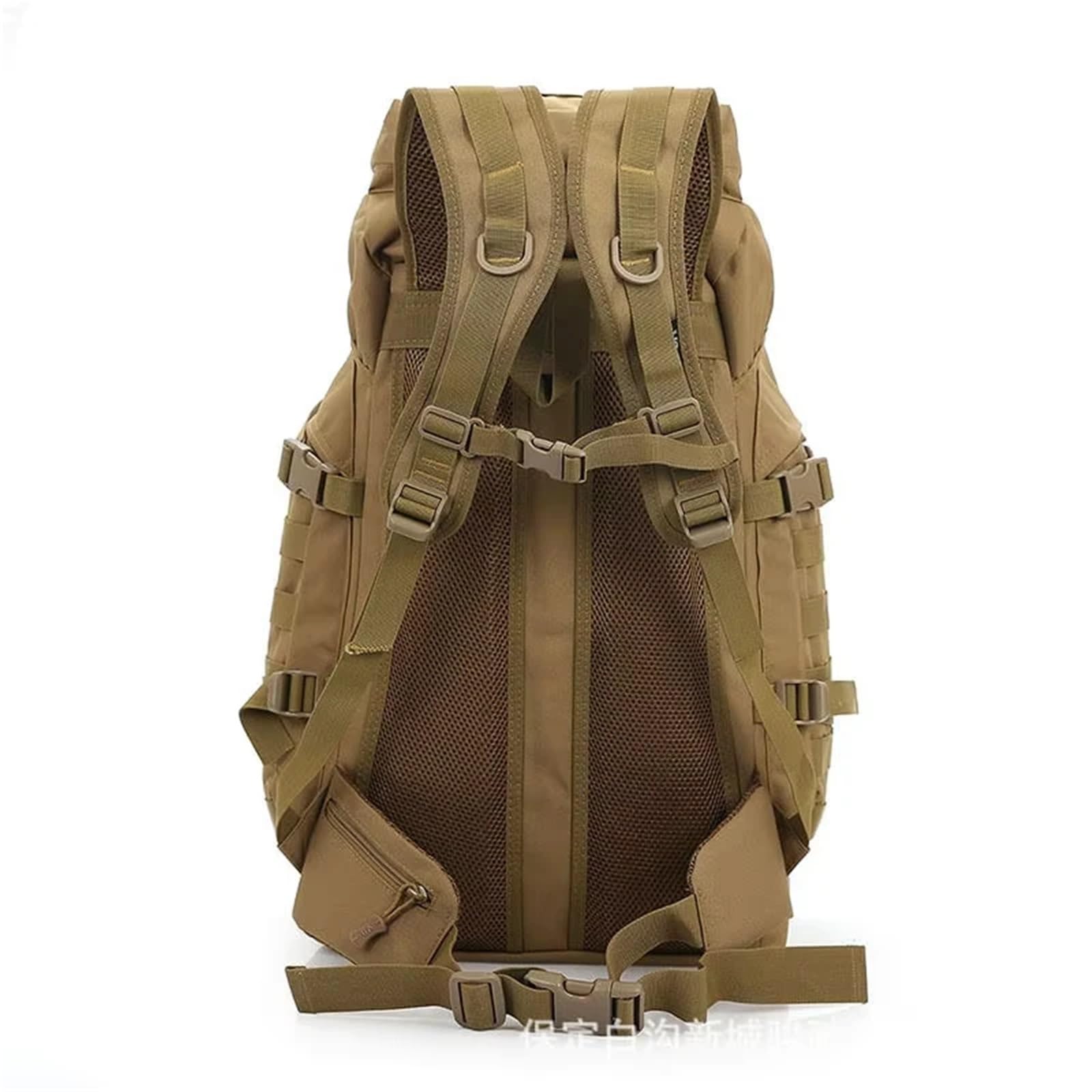 60L Männer Tasche Taktische Rucksack Klettern Bergsteigen Sport Outdoor Molle for Gepäck Camping Reise Geeignet für Camping, Outdoor, Wandern(Khaki)