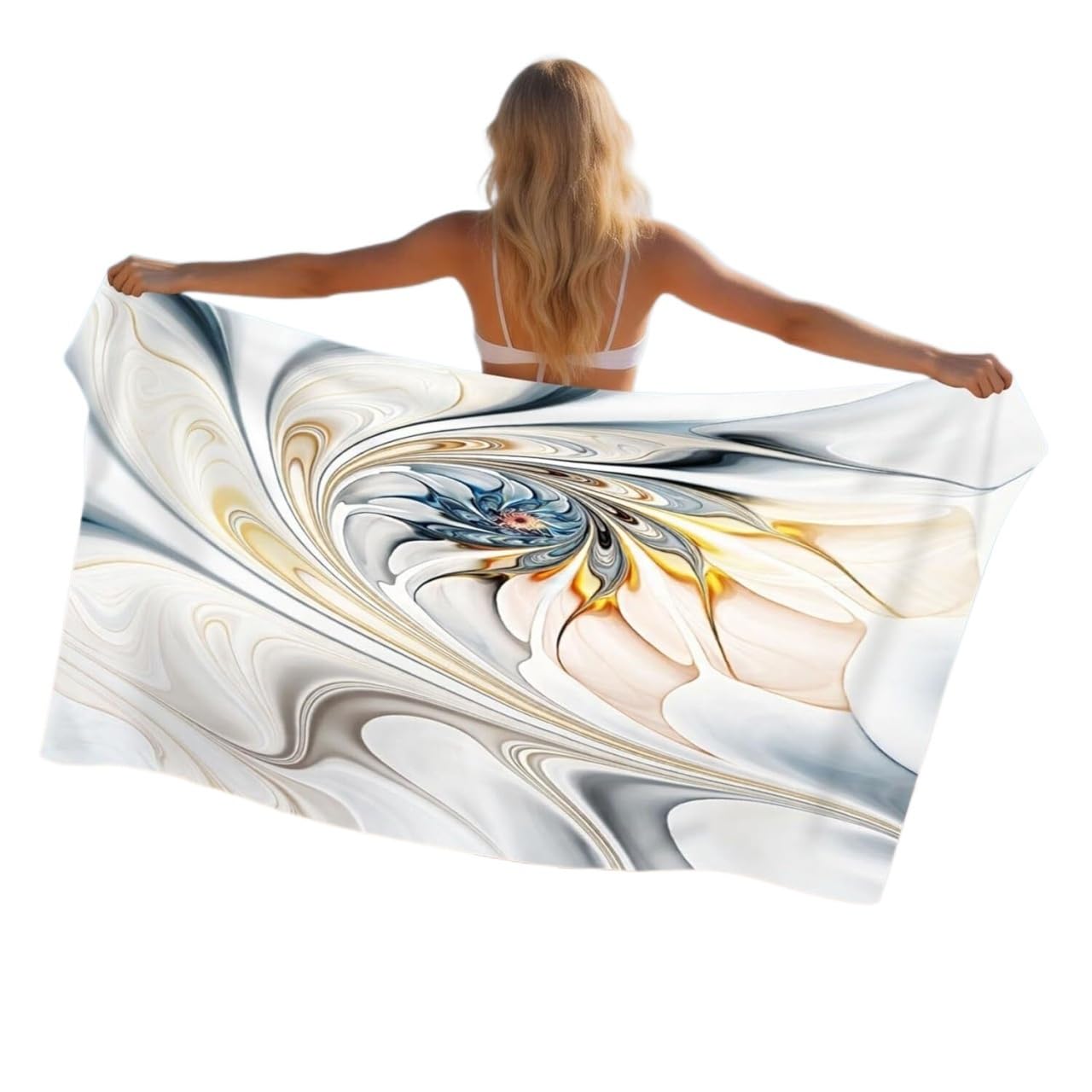 LYVQZPWLR Microfibre Beach Towel， Microfibre Beach Towel Multiple Sizes Lightweight Quick Dry For Adults Travel Swim(75x150 cm)