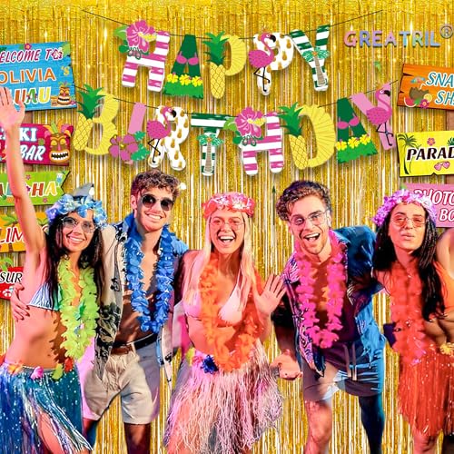 Gold Fringe Curtain Tinsel Backdrop - GREATRIL Foil Fringe Curtain Party Streamers for Prom 2026 NYE New Years Eve Birthdays Christmas Theme Party Decorations Pack of 2 - Image 4