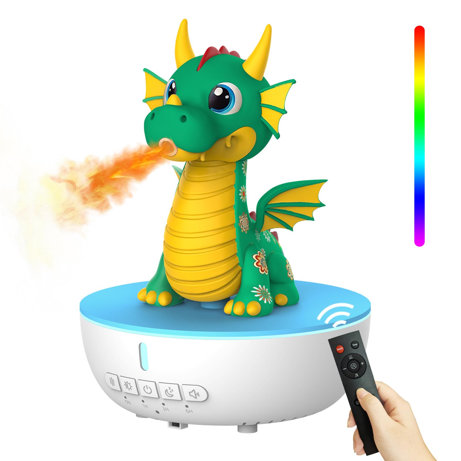 Diffuseur huiles essentielles contre air sec et insomnie : humidificateur bruit blanc
