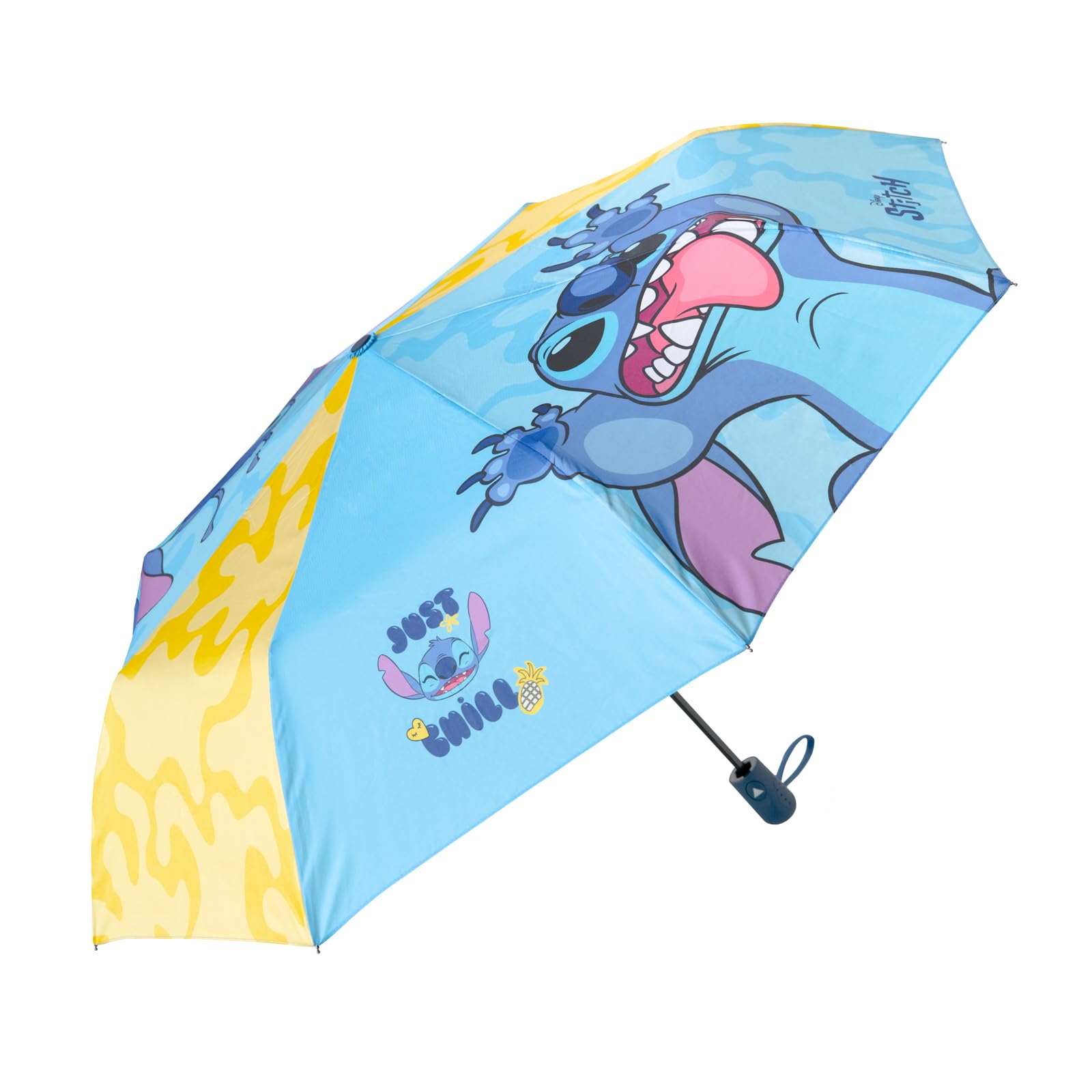 Grupo Erik Compact Umbrella - Disney Stitch Gifts | Lightweight, Foldable With Cover, Small Travel Umbrella Kids | Disney Gifts Under 20 Pounds, Stitch Merchandise