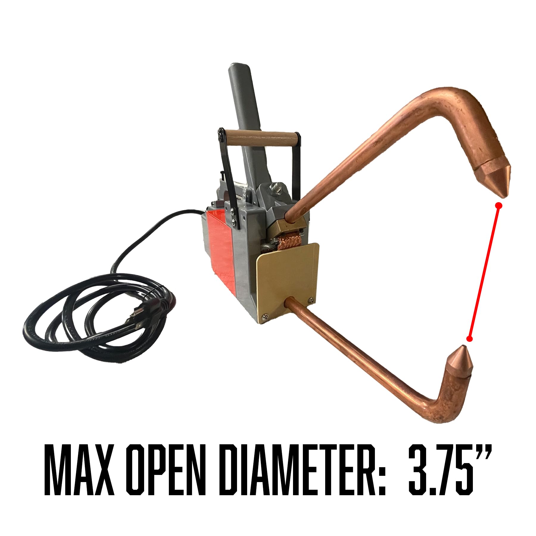 Voyager Tools DN-100E 110V Industrial Spot Welder – 20kA Output, 1780N Electrode Force, Precision Welding Machine