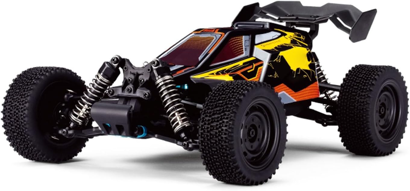 38Km/H Scy 16201 1/16 Remote Control Electric Off Road Vehicle Four Wheel Drive Racing Version Ball Bearings Spring Damping RTR Hobby Grade Model for Adult Hobby(Yellow)