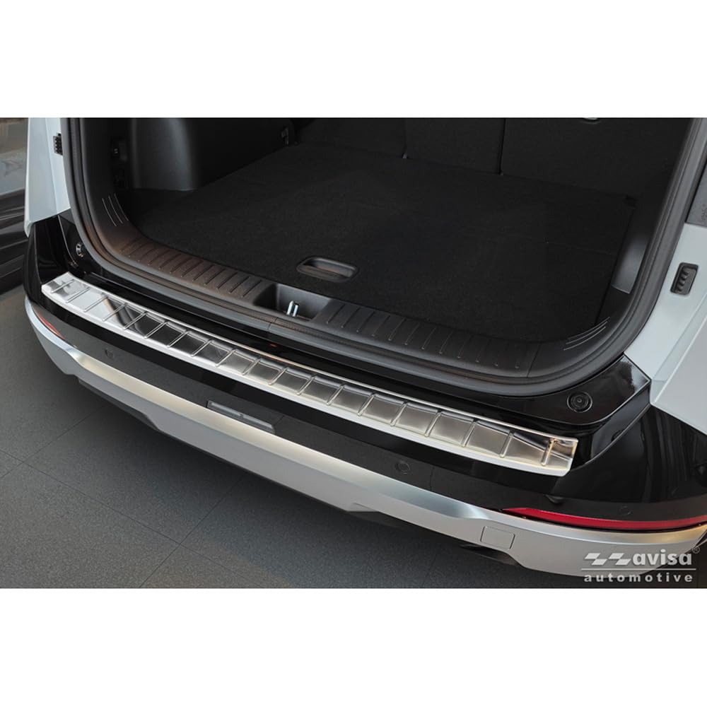 Avisa Stainless Steel Rear Bumper Protector compatible with KIA Sportage V (NQ5) Facelift 2025- - Silver