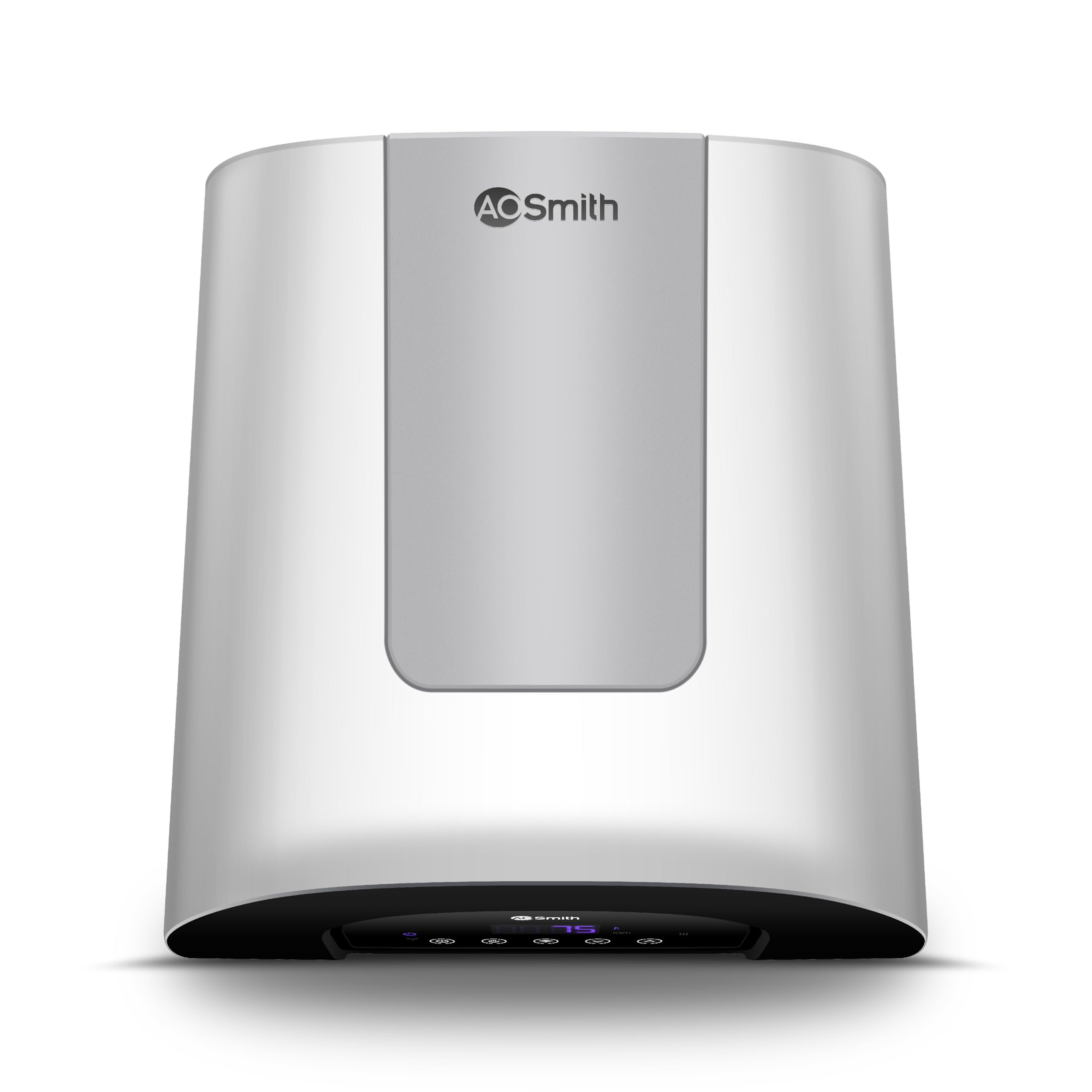 AO Smith HeatBot Wifi 25L Silver | Smart Storage Vertical Water Heater (Geyser with Alexa) with Free Installation | Voice & Smart App Control | Personalised Modes & Scheduler | Digital Touch Display