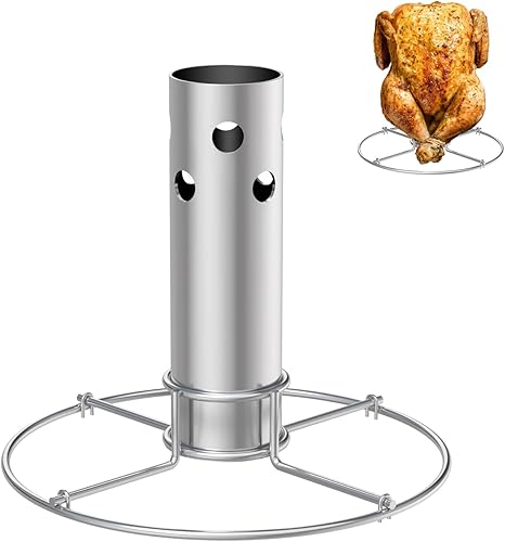 Miniatura 5 de BBQ PLUS - Kit de accesorios para freidora de pavo y soporte para latas de cerveza y pollo para freidora de pavo Char-Broil Big Easy sin aceite,