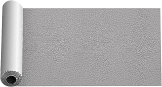 Leather Repair Kit For Furniture Läderreparationslapparrulle Självhäftande läderreparationslapptejpsats för möbler Soffa Kontorsstol Bilbarnstol(Gray,7.8x11.8in)