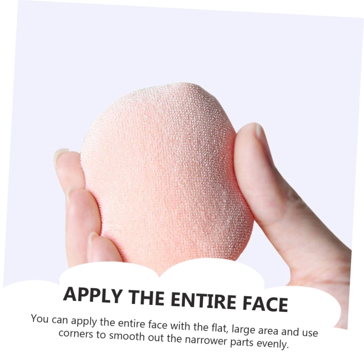 DOITOOL 50stücke Schwämmchen Für Foundation Weiche Runde Puderquaste Für Flüssige Und Trockene Kosmetik Für Gesichtsanwendungen Und Auftragen
