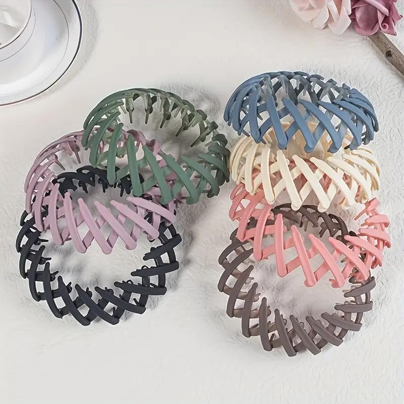 3 Pieces Velvet Hair Clips for Women Easy to Pick Up High Ponytail Holder Grip Accessory for Different Hairstyles