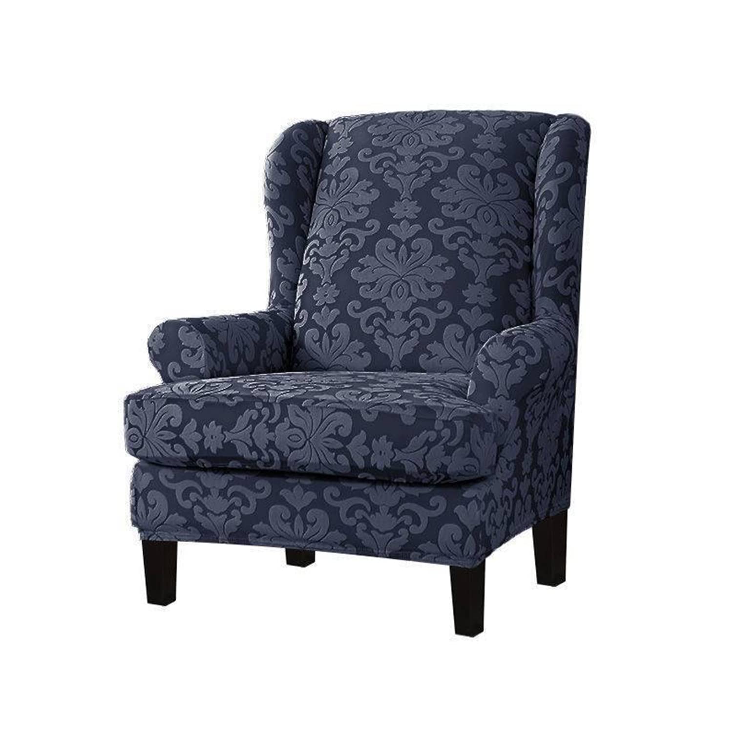Fundas elásticas para sillones orejeros para proteger del salón familiar