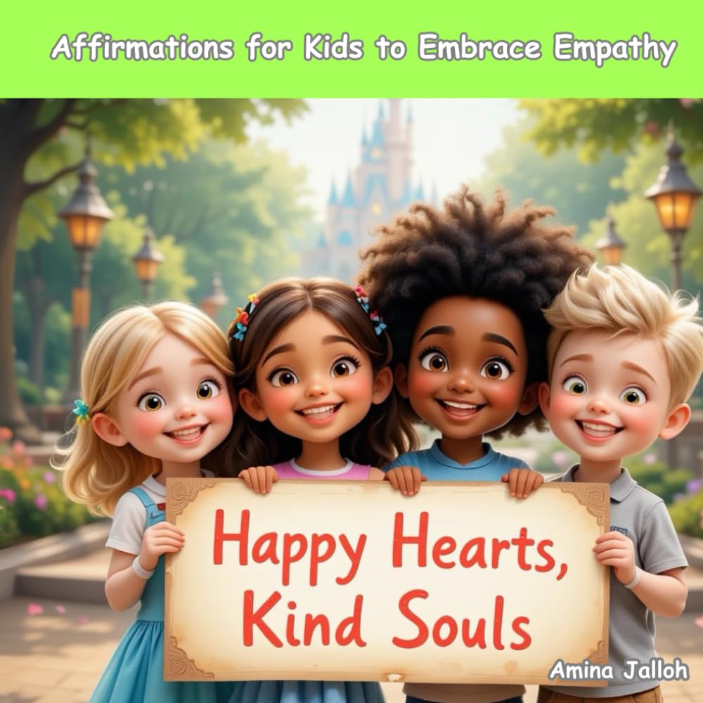 Happy Hearts, Kind Souls: Affirmations for Kids to Embrace Empathy (Positive Affirmations for Kids Books Series)