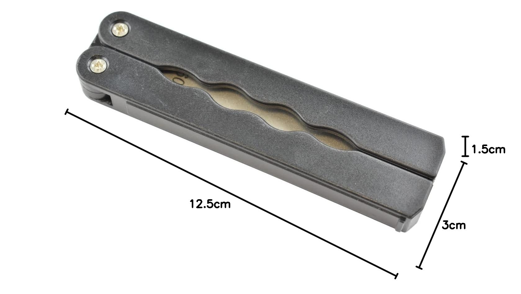 SP61 - Aiguiseur Couteaux, Affûteur diamant pliable à Double Grain d'affûtage Épais/Extrafin 400/600 Grit pour Cuisine Jardin Outils de Plein Air d'affûtage