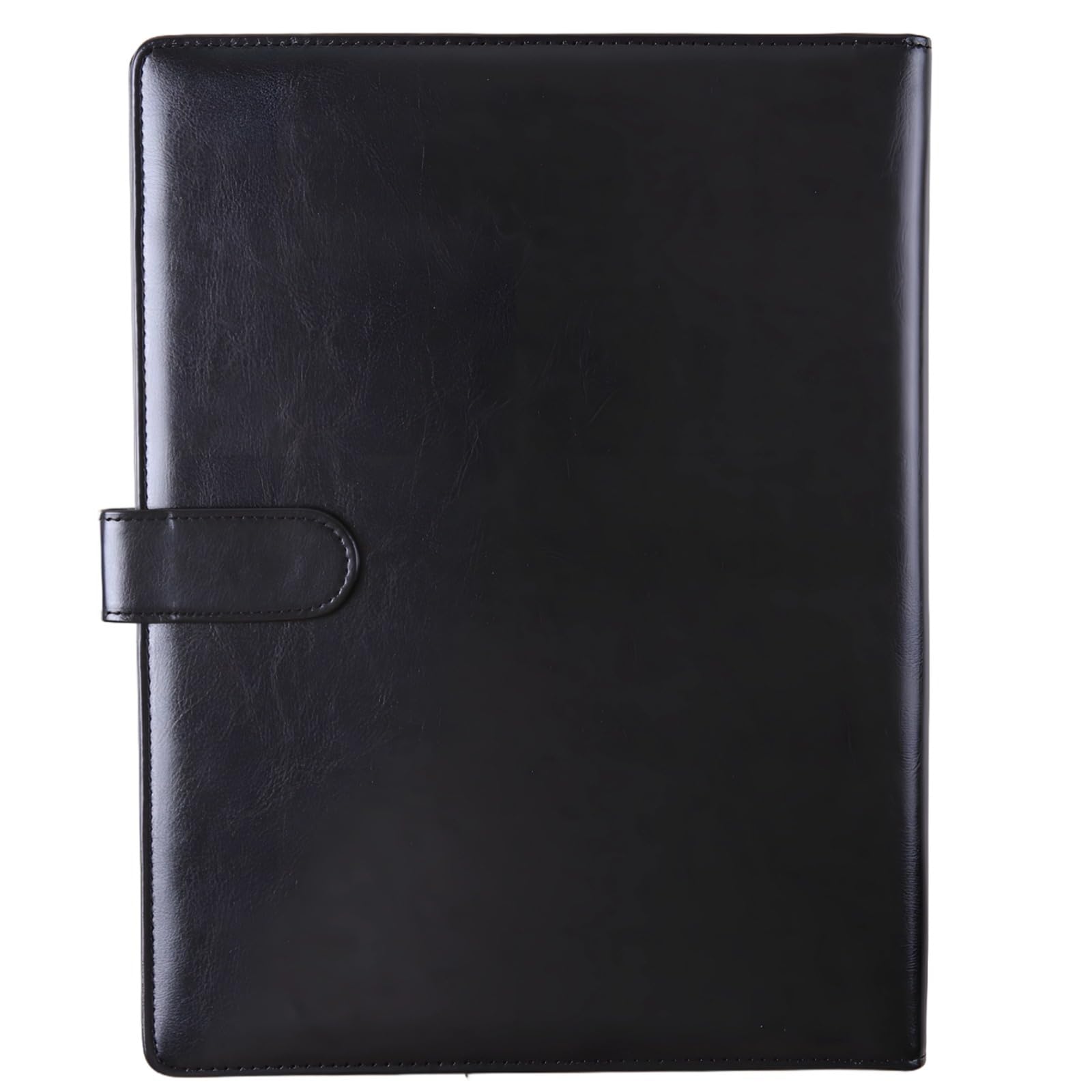 Trapper Keeper, teczka z klipsem A4 ze sztucznej skóry, Padfolio z 3-pierścieniowymi opaskami, bezpiecznym zapięciem na zatrzask, idealna na spotkania i prezentacje