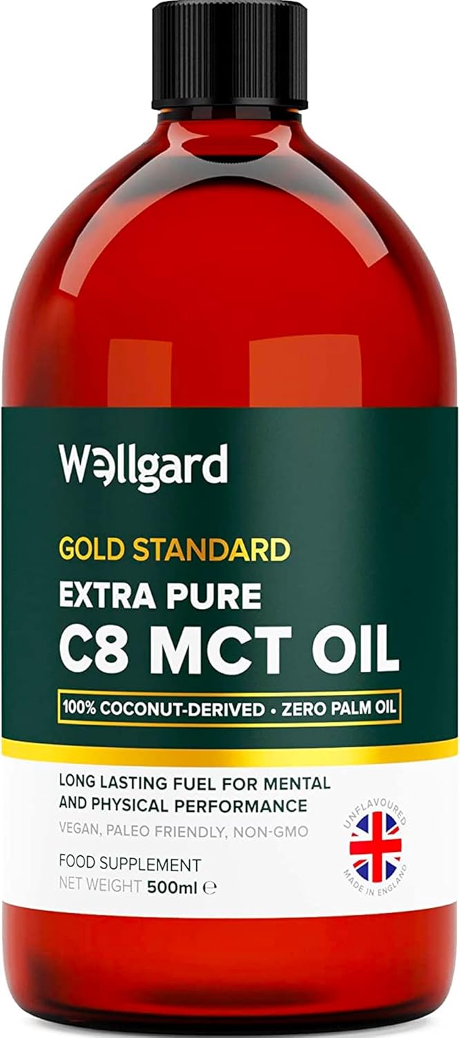 100 Pure MCT Oil Made from Coconut (No Palm Oil), Keto Friendly