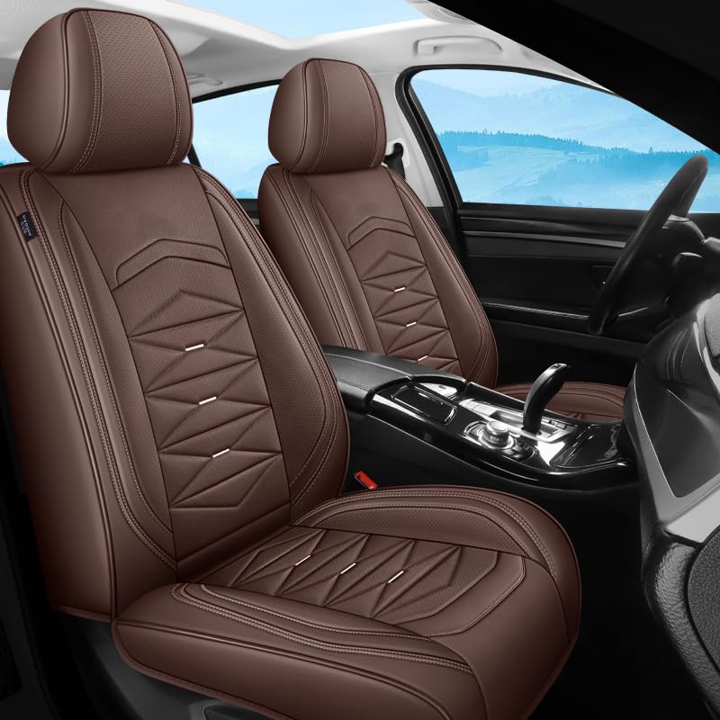 Cruetmo Fundas de asiento de coche de ajuste universal para Opel Zafira Tourer Astra K Insignia 2014 Meriva B Vectra C Mokka Protector de cojín de piel de napa