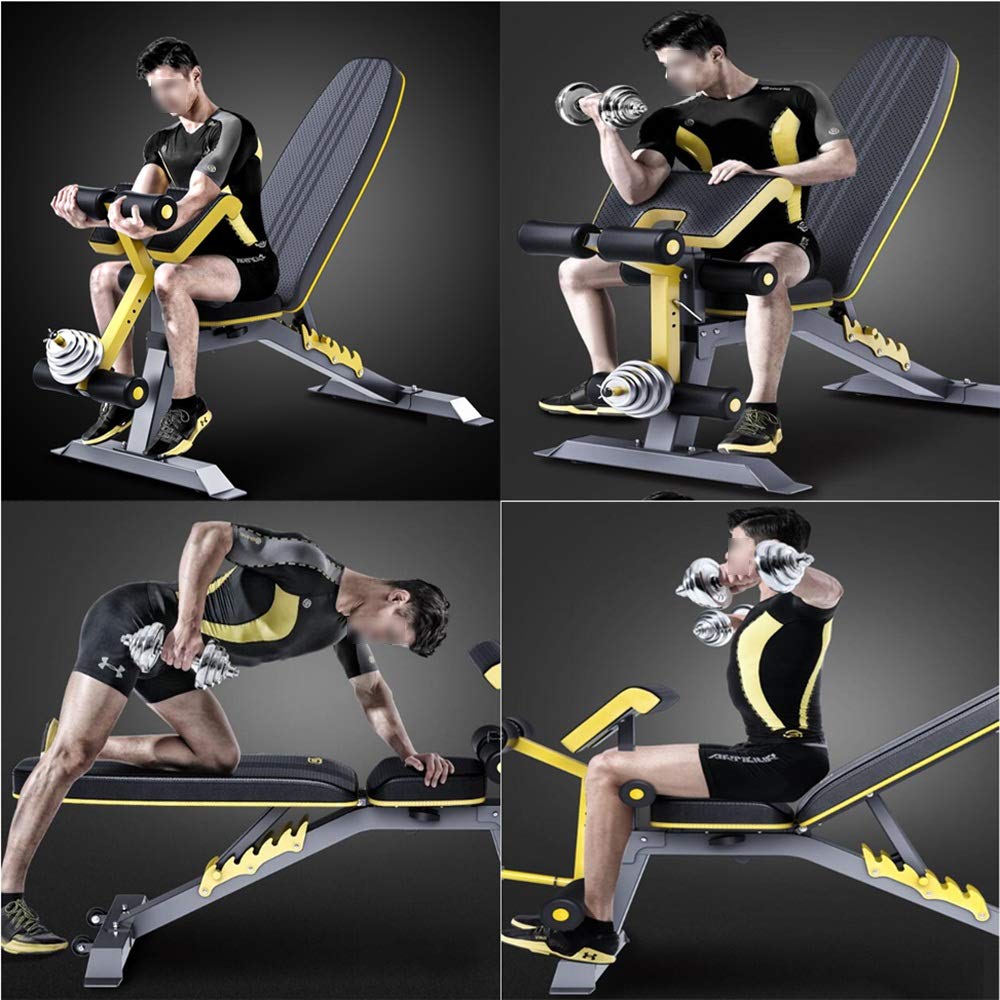 Ławka do ćwiczeń Ławka do ćwiczeń, komercyjne krzesło fitness Przysiady Sprzęt fitness Wielofunkcyjna pomoc domowa Ławka do ćwiczeń z hantlami latającego ptaka