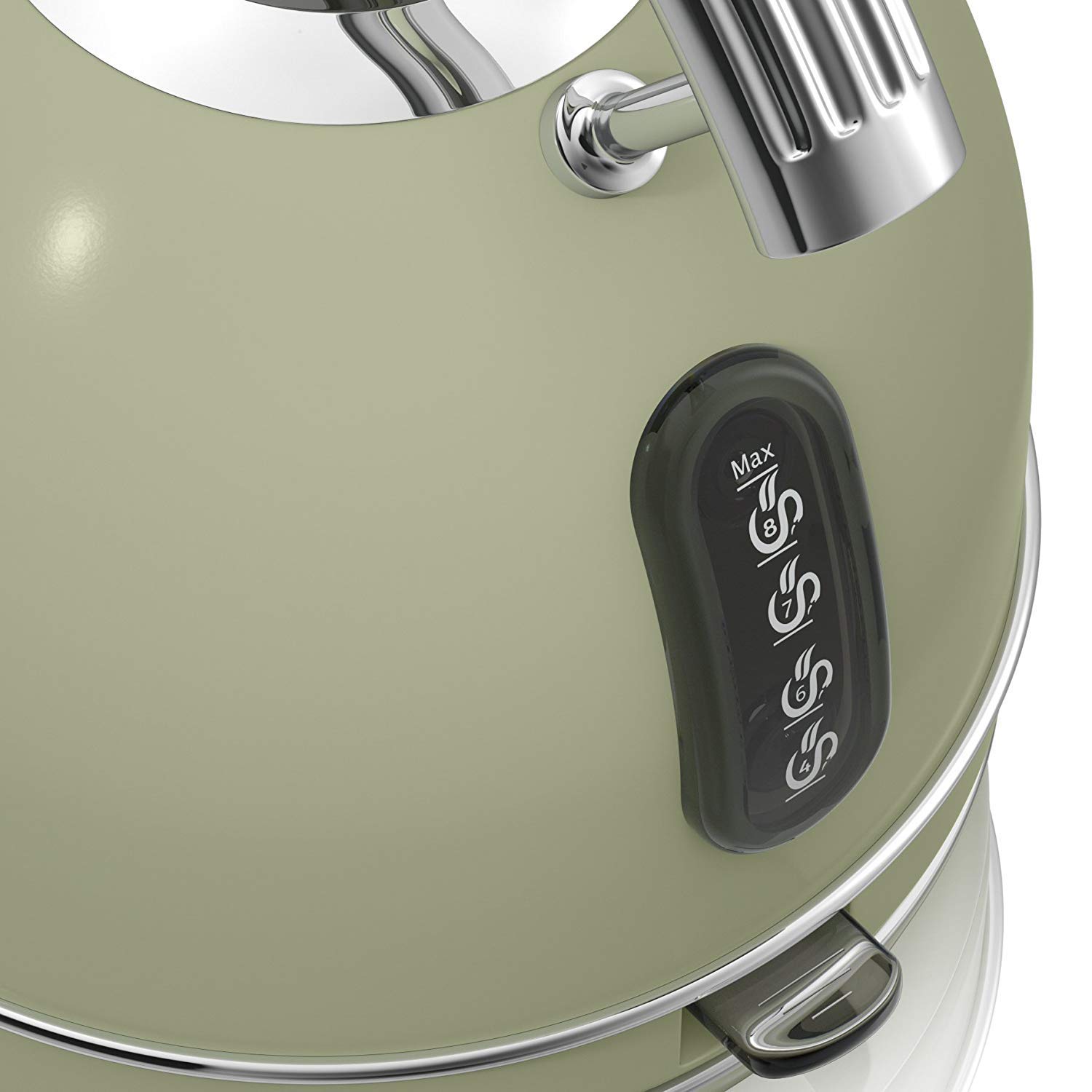 Swan Retro SK14630GN Hervidor de Agua 1,8L, Tetera Eléctrica, Resistencia Oculta Acero Inoxidable, Inalámbrico, sin Cable, Diseño Vintage, Apagado Automático, Verde, 3000W