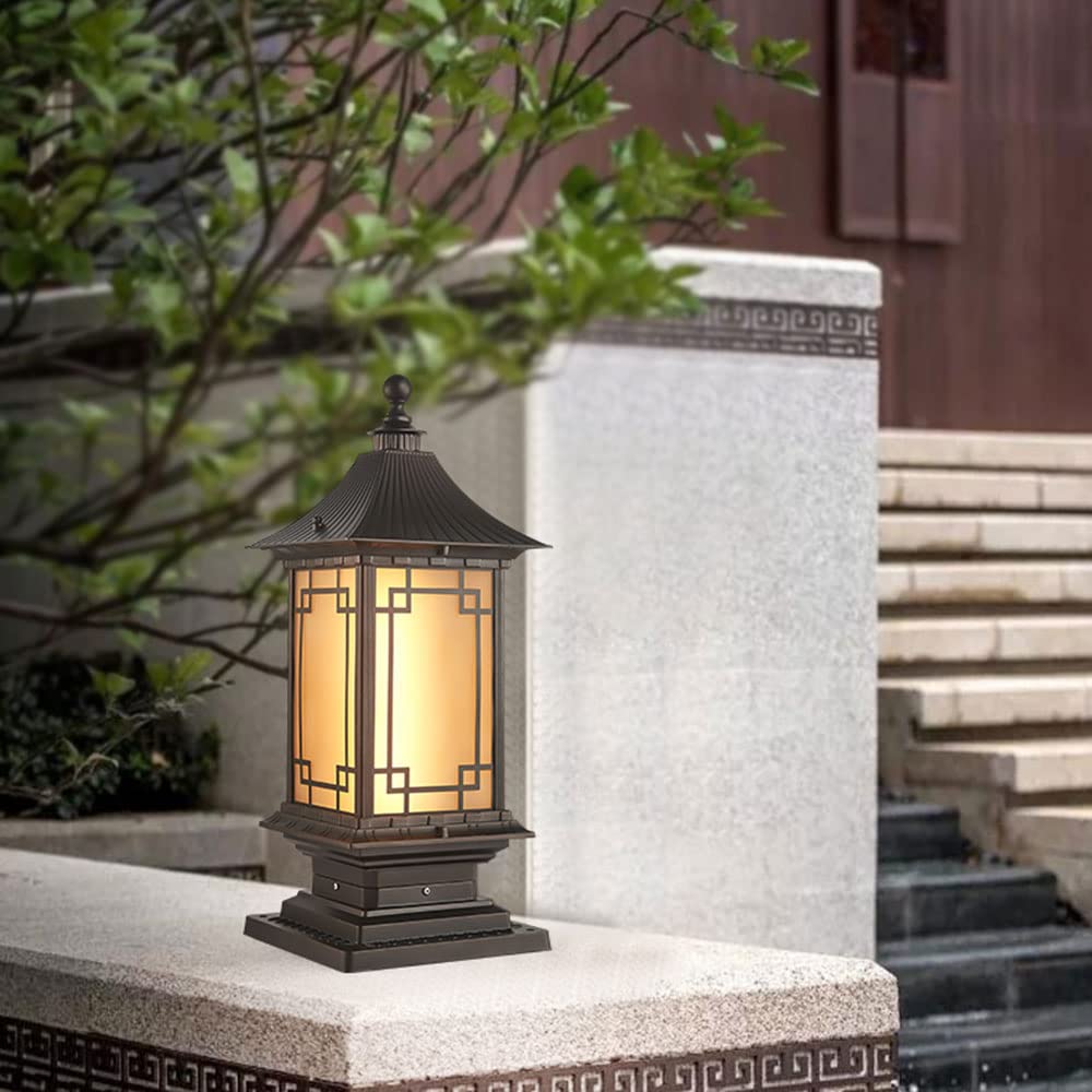 RCIDOS IP54 Wodoodporna Lampa Podłogowa Z Oświetleniem Słupowym Lampa Kolumnowa W Stylu Europejskim Aluminiowe Oprawy Oświetleniowe Oświetlenie Ogrodowe Lampa Do Bramy Oświetlenie Ścieżki