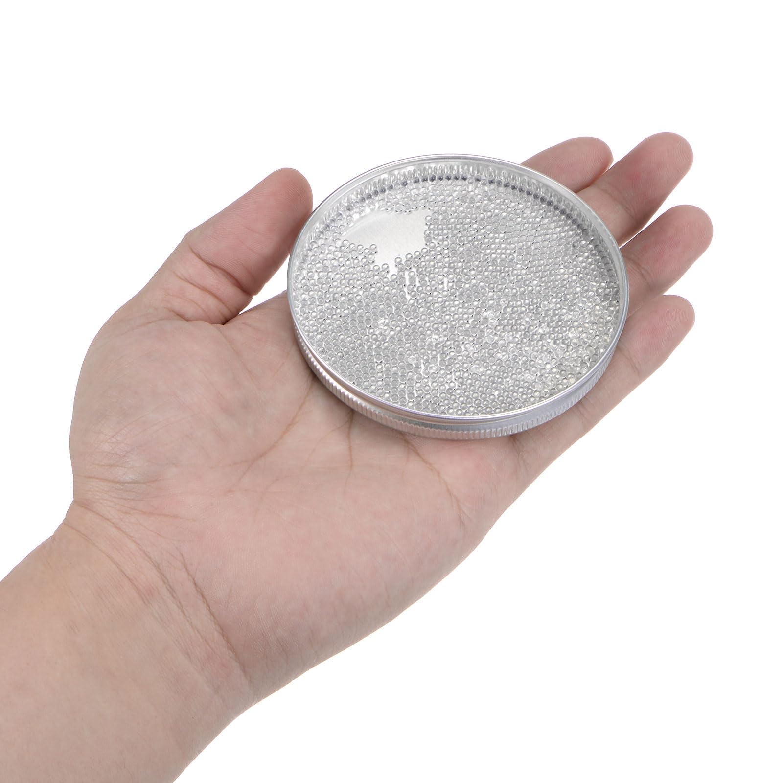 QUARKZMAN 1200pz Vetro Sfera Bollente Pietre 2mm Soda Lime Vetro Perle per Bottiglia Scuotere Mischiare, Trasparente