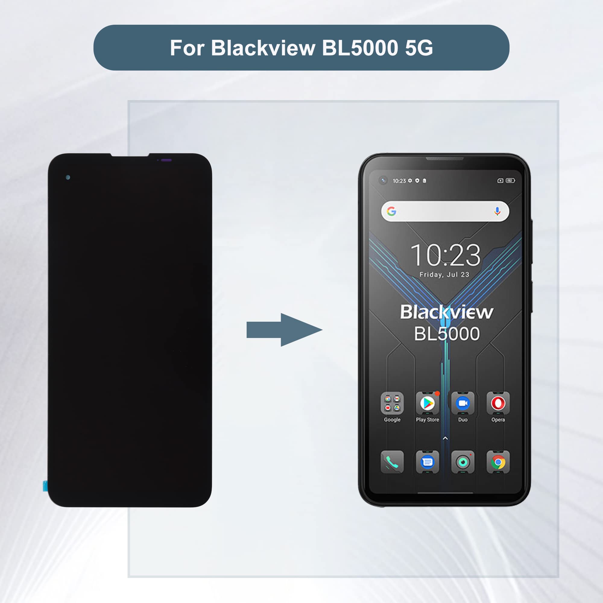 Display Originale Blackview Bl5000 Schermo Lcd Vetro Touch Screen