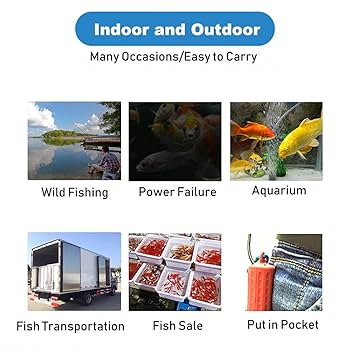 Aquarium Air Pump 1W 5V Ultra-Quiet Fish For Tank Bubbler Air Pump With Air Stone Mini USB Charging Oxygen Aerator Porta