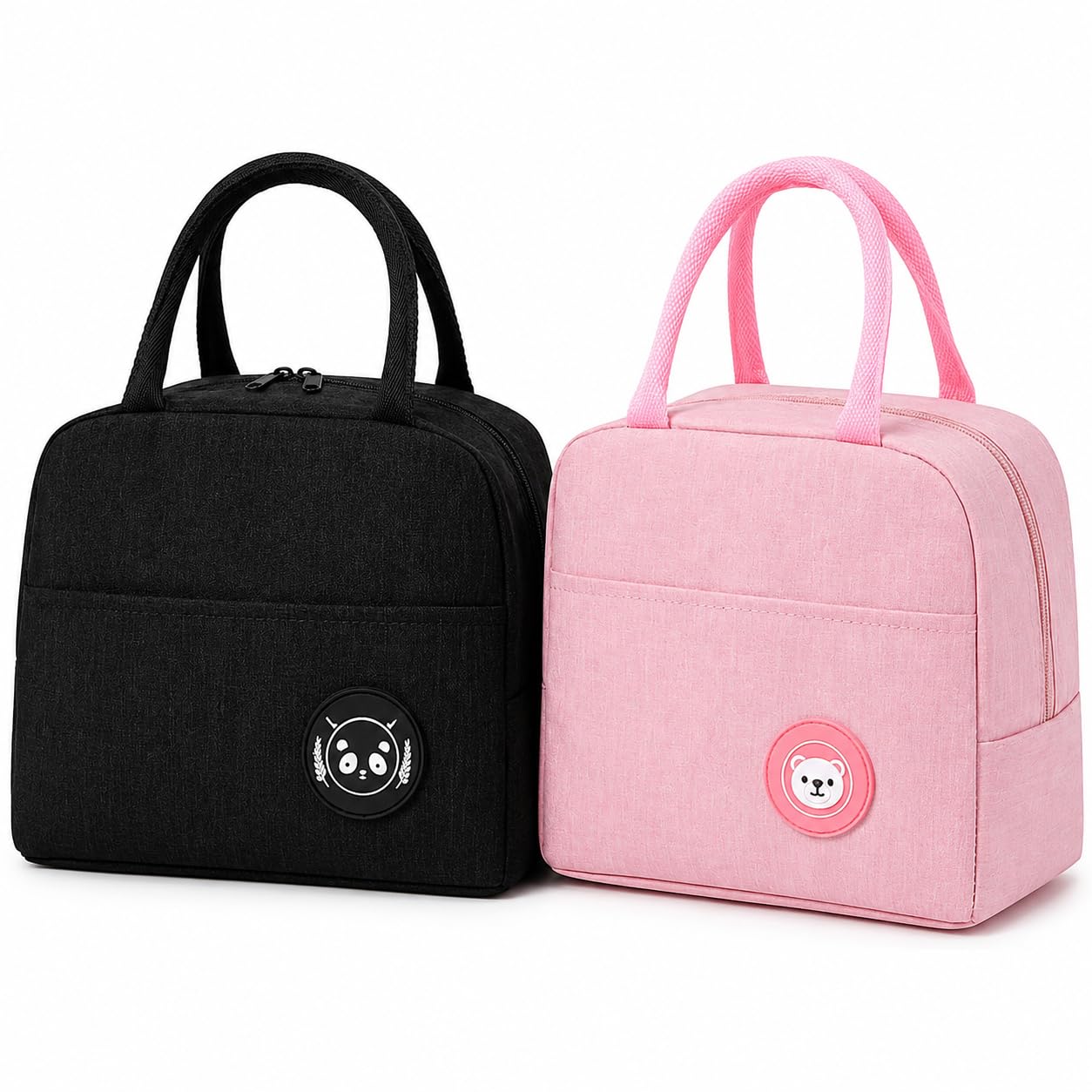Milton Insulated Lunch Bag Set of 2 | Reusable Lunch Box Carrier with Spacious Interior | Ideal for Office, College, School, Picnic, Camping & Everyday Meal Storage-image-13