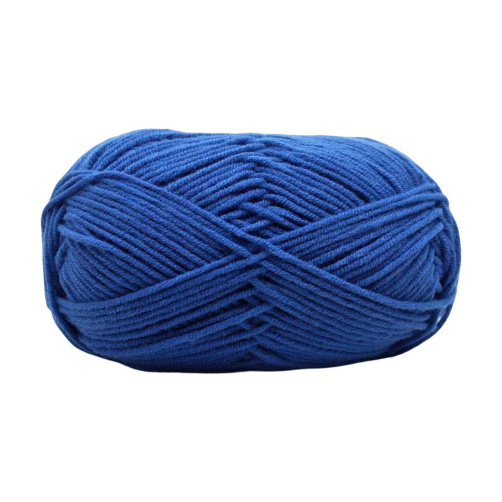 Crochet Yarn, 4Ply Milk Cotton Yarn for Crocheting and Knitting, Ultra Soft Knitting Wool Yarn for Weave Craft Crochet Dark Blue