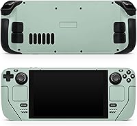 Vista 17 de TACKY DESIGN Piel de color sólido - Vinilo de envoltura completa LCD y OLED para cubierta de vapor, gris pastel