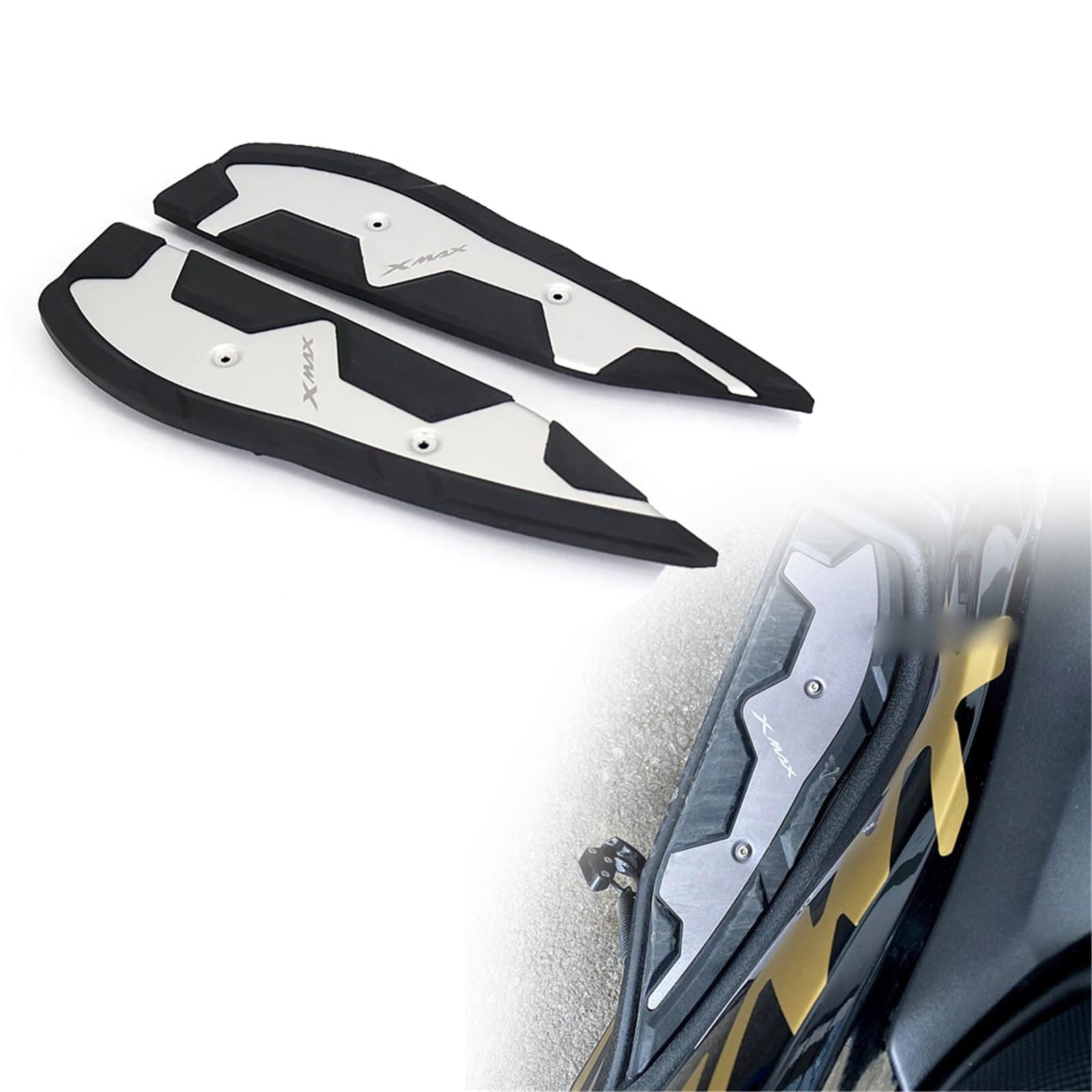 Repose-pieds pour Yamaha XMAX 250 en aluminium usiné haut de gamme