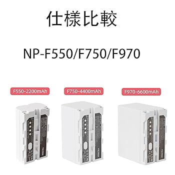 Amazon | VILTROX LEDパネル照明 4400mAh NP-F750 残量表示