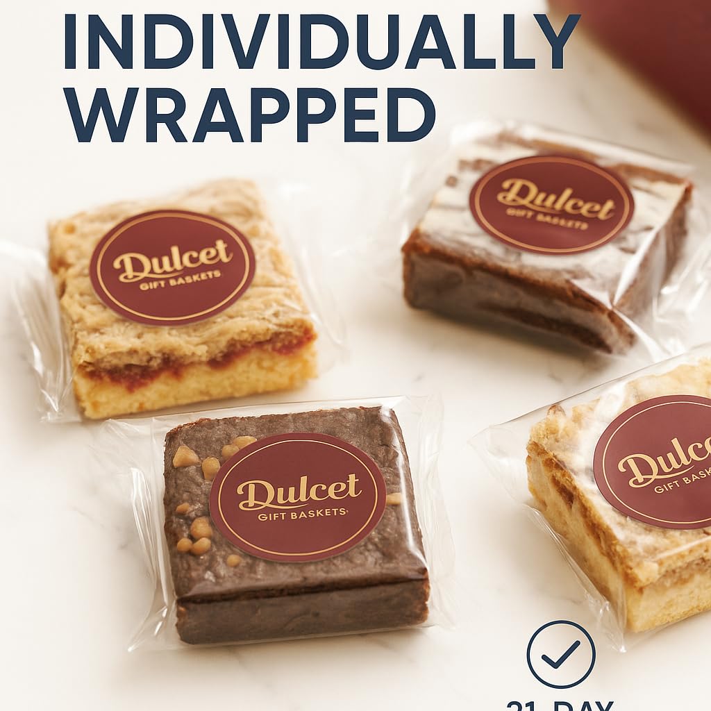 Dulcet Gift Basket - Premium Freshly Gourmet Baked Goods - Gift Basket for All Types of Special Occassions - Assorted Variety of Tastes with Delicious Brownies Crumb Cakes Rugelah and - Image 6