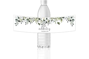 50PCS Water Bottle Labels for Wedding
