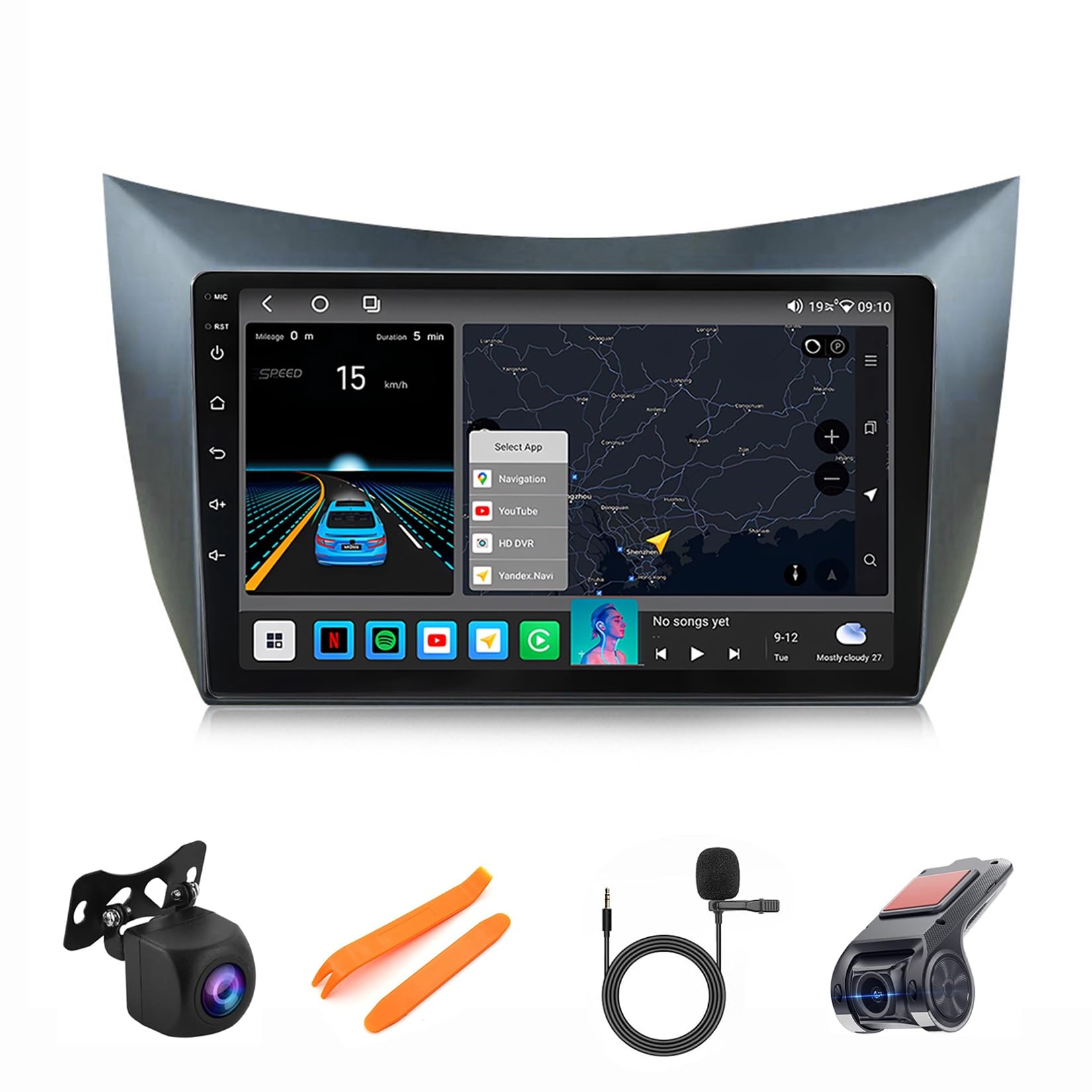 Autoradio Android 12 Lifan 320 Lecteur DVD Stéréo Voiture