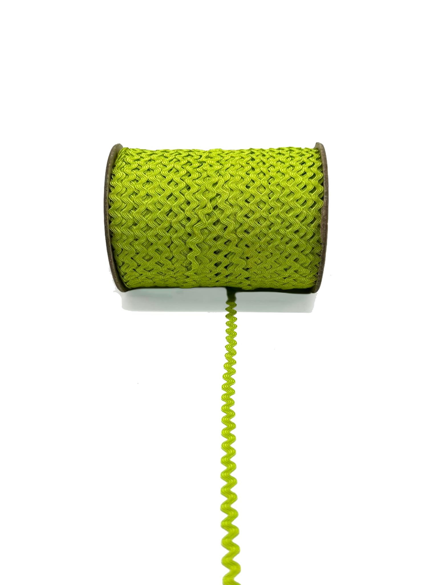 Lime 3/16" (5mm) Baby RIC Rac Trim – 24 Yards – Wavy Braid, Ideal for Sewing, Quilting, Hair Bows, Crafts