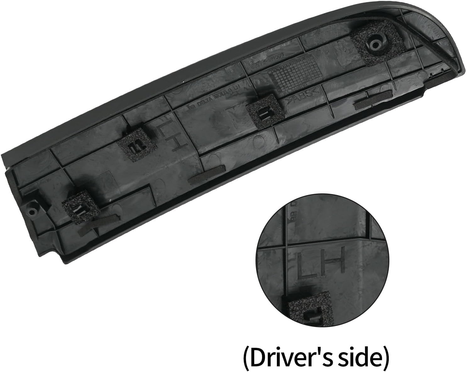 MDEOOSKY Rear Left Door C Pillar Molding(Driver Side), Black Smooth Surface Door C Pillar Garnish Cover, Replacement for KIA Sportage 2011‑2016, 832803W000, 83280-3W000