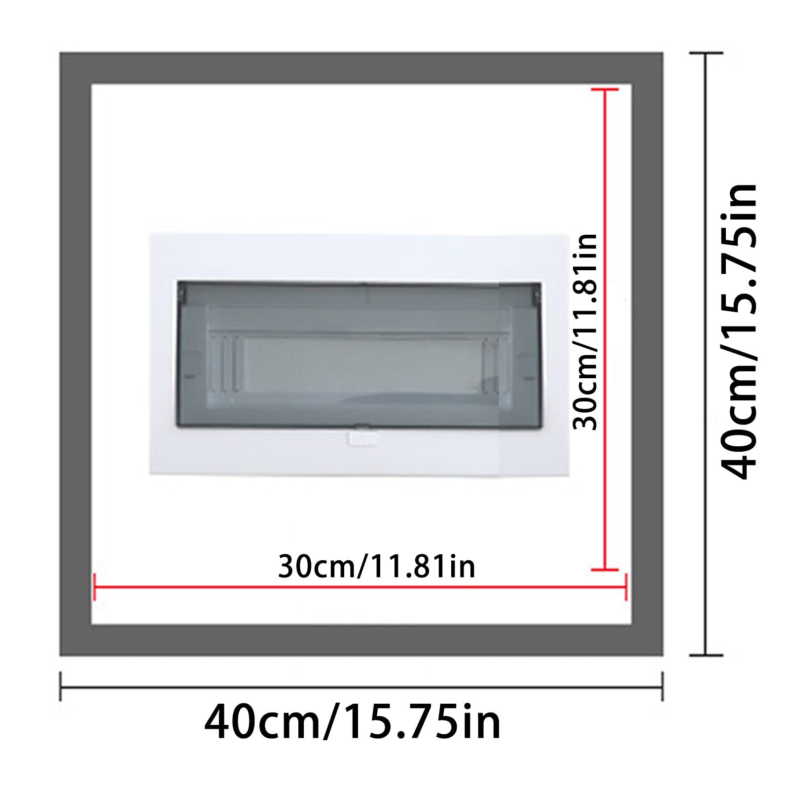 Gabinete de cubierta de caja de fusibles Gabinete con tapa de caja de fusibles, caja de distribución de oclusión de medios, imagen de sala de estar, pinturas ocultas, decoración for dormitorio, oficin