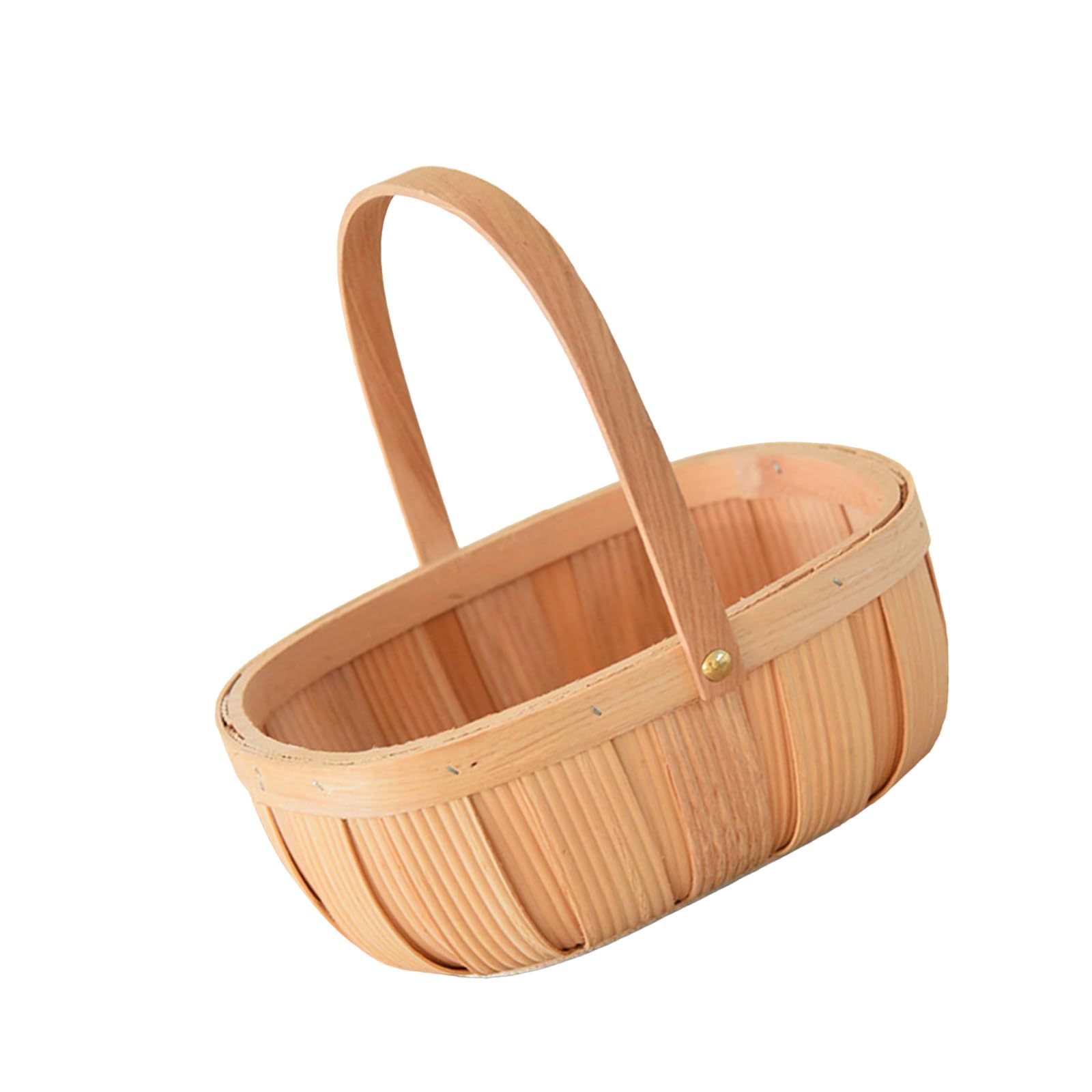 Kalttoy Multicolor Sturdy Breathable Wicker Storage Basket Accessory For Harvesting Storing And Displaying Household Items Decorative Storage Basket