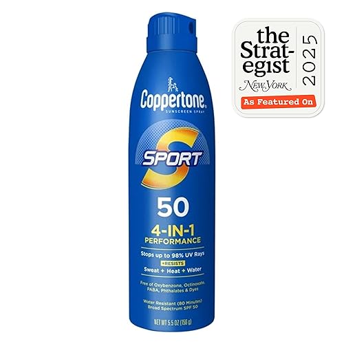 Miniatura 2 de Coppertone SPORT - Protector solar SPF 50, protector solar en aerosol resistente al agua, protector solar SPF 50 de amplio espectro, spray de 5.5