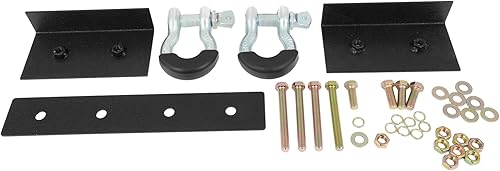 Miniatura 22 de FINDAUTO Parachoques delantero apto para Jeep Cherokee 1983-2001 con placa de cabrestante, luces LED y anillos en D, mejorado, texturizado